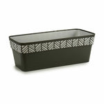 Vaso rettangolare da Balcone Stefanplast Orfeo Antracite Plastica 18 x 17 x 49,5 cm (12 Unità) - Augustea Shop
