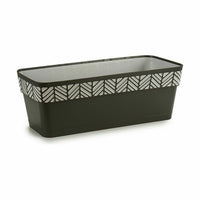 Vaso rettangolare da Balcone Stefanplast Orfeo Antracite Plastica 18 x 17 x 49,5 cm (12 Unità) - Augustea Shop