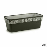 Vaso rettangolare da Balcone Stefanplast Orfeo Antracite Plastica 18 x 17 x 49,5 cm (12 Unità) - Augustea Shop