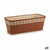 Vaso rettangolare da Balcone Stefanplast Orfeo Terracotta Plastica 18 x 17 x 49 cm (12 Unità) - Augustea Shop