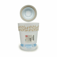 Vaso Autoirrigante Stefanplast Cloe Bianco Plastica 15 x 15 x 15 cm (12 Unità) - Augustea Shop