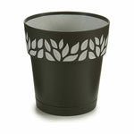 Vaso Autoirrigante Stefanplast Cloe Antracite Plastica 15 x 15 x 15 cm (12 Unità) - Augustea Shop