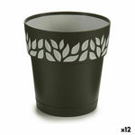 Vaso Autoirrigante Stefanplast Cloe Antracite Plastica 15 x 15 x 15 cm (12 Unità) - Augustea Shop
