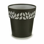 Vaso Autoirrigante Stefanplast Cloe Antracite Plastica 19 x 19 x 19 cm (12 Unità) - Augustea Shop