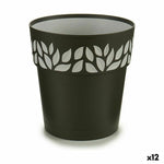 Vaso Autoirrigante Stefanplast Cloe Antracite Plastica 19 x 19 x 19 cm (12 Unità) - Augustea Shop