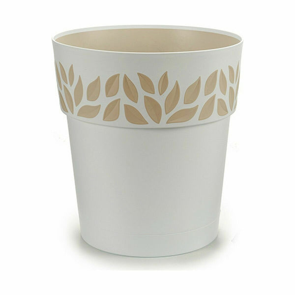 Vaso Autoirrigante Stefanplast Cloe Bianco Plastica 29 x 29 x 29 cm (6 Unità) - Augustea Shop