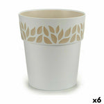 Vaso Autoirrigante Stefanplast Cloe Bianco Plastica 29 x 29 x 29 cm (6 Unità) - Augustea Shop