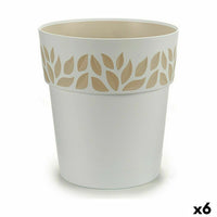 Vaso Autoirrigante Stefanplast Cloe Bianco Plastica 29 x 29 x 29 cm (6 Unità) - Augustea Shop