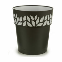 Vaso Autoirrigante Stefanplast Cloe Antracite Plastica 29 x 29 x 29 cm (6 Unità) - Augustea Shop