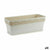 Vaso rettangolare da Balcone Stefanplast Cloe Bianco Plastica 49,5 x 17 x 19 cm (12 Unità) - Augustea Shop