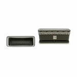 Vaso rettangolare da Balcone Stefanplast Cloe Antracite Plastica 49,5 x 17 x 19 cm (12 Unità) - Augustea Shop