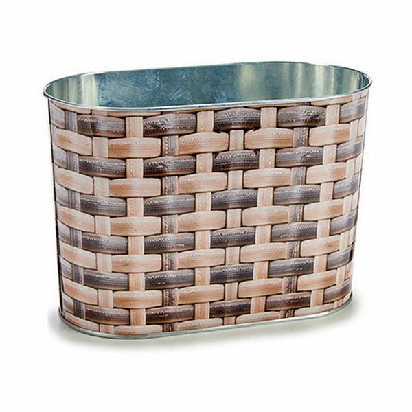 Vaso Ibergarden H18A3528D Metallo vimini Ovale 12,7 x 15 x 23,5 cm (24 Unità) - Augustea Shop