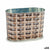 Vaso Ibergarden H18A3528D Metallo vimini Ovale 12,7 x 15 x 23,5 cm (24 Unità) - Augustea Shop