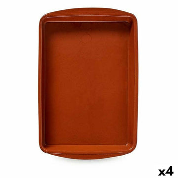 Pirofila da Forno La Dehesa Argilla cotta 40 x 5 x 26,5 cm (4 Unità)