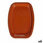 Pirofila da Forno Argilla cotta 6 Unità 26 x 3,5 x 35 cm - Augustea Shop