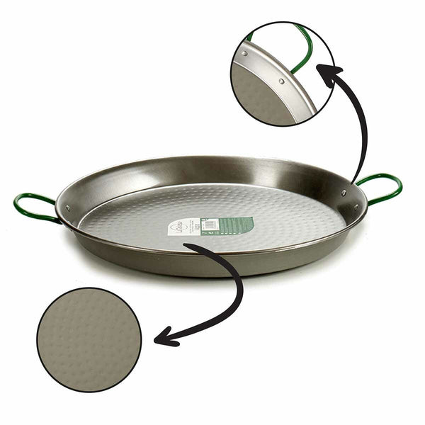 Padella Ø 50 cm Acciaio Lucidato (4 Unità) - Augustea Shop