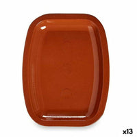 Pirofila da Forno Argilla cotta 13 Unità 26 x 2,5 x 20,5 cm - Augustea Shop