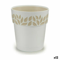 Vaso Autoirrigante Stefanplast Cloe Bianco Plastica 19 x 19 x 19 cm (12 Unità) - Augustea Shop