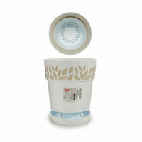 Vaso Autoirrigante Stefanplast Cloe Bianco Plastica 19 x 19 x 19 cm (12 Unità) - Augustea Shop