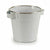 Vaso Ibergarden A60354-D Bianco Argentato Zinco Secchio 19,5 x 14,5 x 16,5 cm (24 Unità) - Augustea Shop