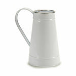 Vaso Scaldalatte Bianco Argentato Metallo 17 x 18,5 x 11,3 cm (24 Unità) - Augustea Shop