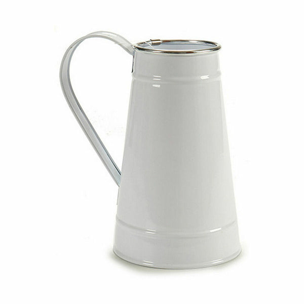 Vaso Scaldalatte Bianco Argentato Metallo 17 x 18,5 x 11,3 cm (24 Unità) - Augustea Shop