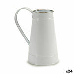 Vaso Scaldalatte Bianco Argentato Metallo 17 x 18,5 x 11,3 cm (24 Unità) - Augustea Shop