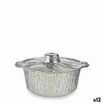 Saucepans Kinvara Silver Disposable With lid Pan