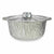 Casseruole Kinvara 66106 Argento Monouso Con coperchio Pentola - Augustea Shop