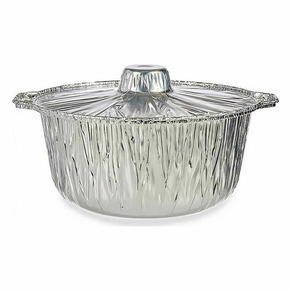Casseruole Kinvara 66106 Argento Monouso Con coperchio Pentola - Augustea Shop