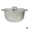Casseruole Kinvara 66106 Argento Monouso Con coperchio Pentola