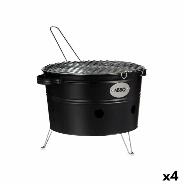 Barbecue Portatile Ferro Zinco 35 x 21 x 42 cm (4 Unità) - Augustea Shop