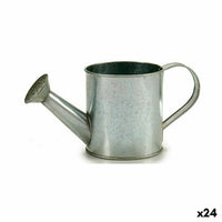 Vaso Ibergarden I00111-B Argentato Zinco Annaffiatoio 24,5 x 11 x 11 cm (24 Unità) - Augustea Shop