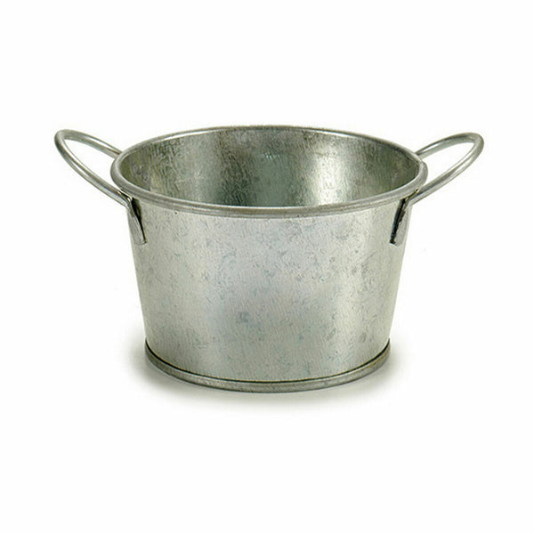 Vaso Ibergarden F60325-B Argentato Zinco Secchio 17,8 x 8 x 12,3 cm (72 Unità) - Augustea Shop