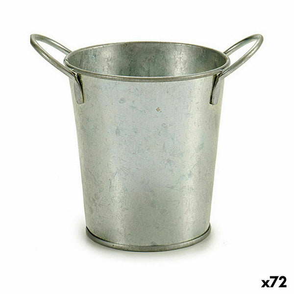 Vaso Ibergarden A52000-B Argentato Zinco Secchio 16 x 12 x 11 cm (72 Unità) - Augustea Shop