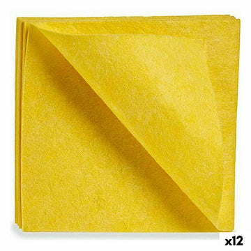 Panni Giallo 18 x 2,5 x 20 cm Soffice (12 Unità)