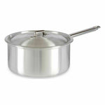Casseruola con Coperchio Kinvara 100023 Argentato Alluminio Ø 24 cm 5 L (10 Unità) - Augustea Shop