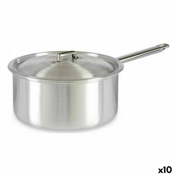 Casseruola con Coperchio Kinvara 100023 Argentato Alluminio Ø 24 cm 5 L (10 Unità) - Augustea Shop