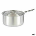 Saucepan with Lid Kinvara Silver Aluminium 4 L 24,5 x 12 x 41 cm 41 x 12 x 24,5 cm (10 Units)