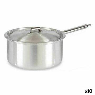 Casseruola con Coperchio Kinvara 100022 Argentato Alluminio 4 L 24,5 x 12 x 41 cm (10 Unità)