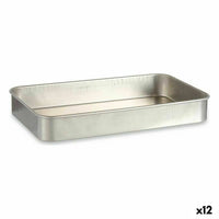 Teglia Kinvara 100154 Argentato Alluminio 28,5 x 6,5 x 46 cm (12 Unità) - Augustea Shop