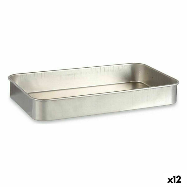 Teglia Kinvara 100154 Argentato Alluminio 28,5 x 6,5 x 46 cm (12 Unità) - Augustea Shop