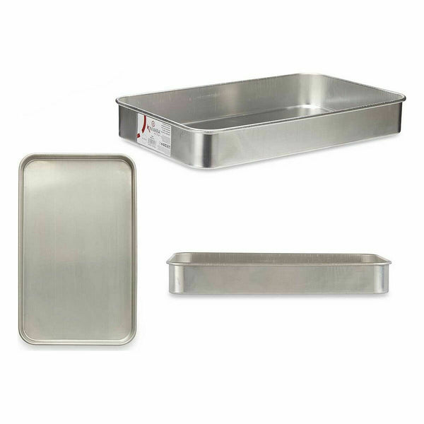 Teglia Kinvara 100154 Argentato Alluminio 28,5 x 6,5 x 46 cm (12 Unità) - Augustea Shop