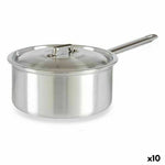 Casseruola con Coperchio Kinvara 100021 Argentato Alluminio 3 L 22 x 12 x 38 cm (10 Unità) - Augustea Shop