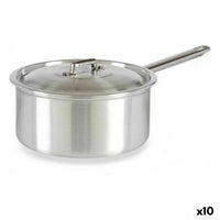 Casseruola con Coperchio Kinvara 100021 Argentato Alluminio 3 L 22 x 12 x 38 cm (10 Unità) - Augustea Shop
