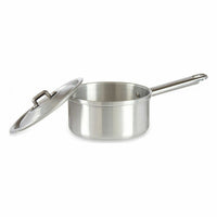 Casseruola con Coperchio Kinvara 100018 Argentato Alluminio Ø 14 cm 1 L (10 Unità) - Augustea Shop