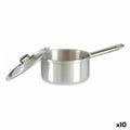 Casseruola con Coperchio Kinvara 100018 Argentato Alluminio Ø 14 cm 1 L (10 Unità)