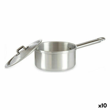 Casseruola con Coperchio Kinvara 100018 Argentato Alluminio Ø 14 cm 1 L (10 Unità)