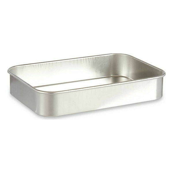 Pentola per arrosto Kinvara 100150 Argentato Alluminio 31 x 5,5 x 21,5 cm (12 Unità) - Augustea Shop