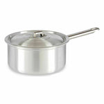Casseruola con Coperchio Kinvara 100020 Argentato Alluminio 2 L 20 x 12 x 35,5 cm (10 Unità) - Augustea Shop